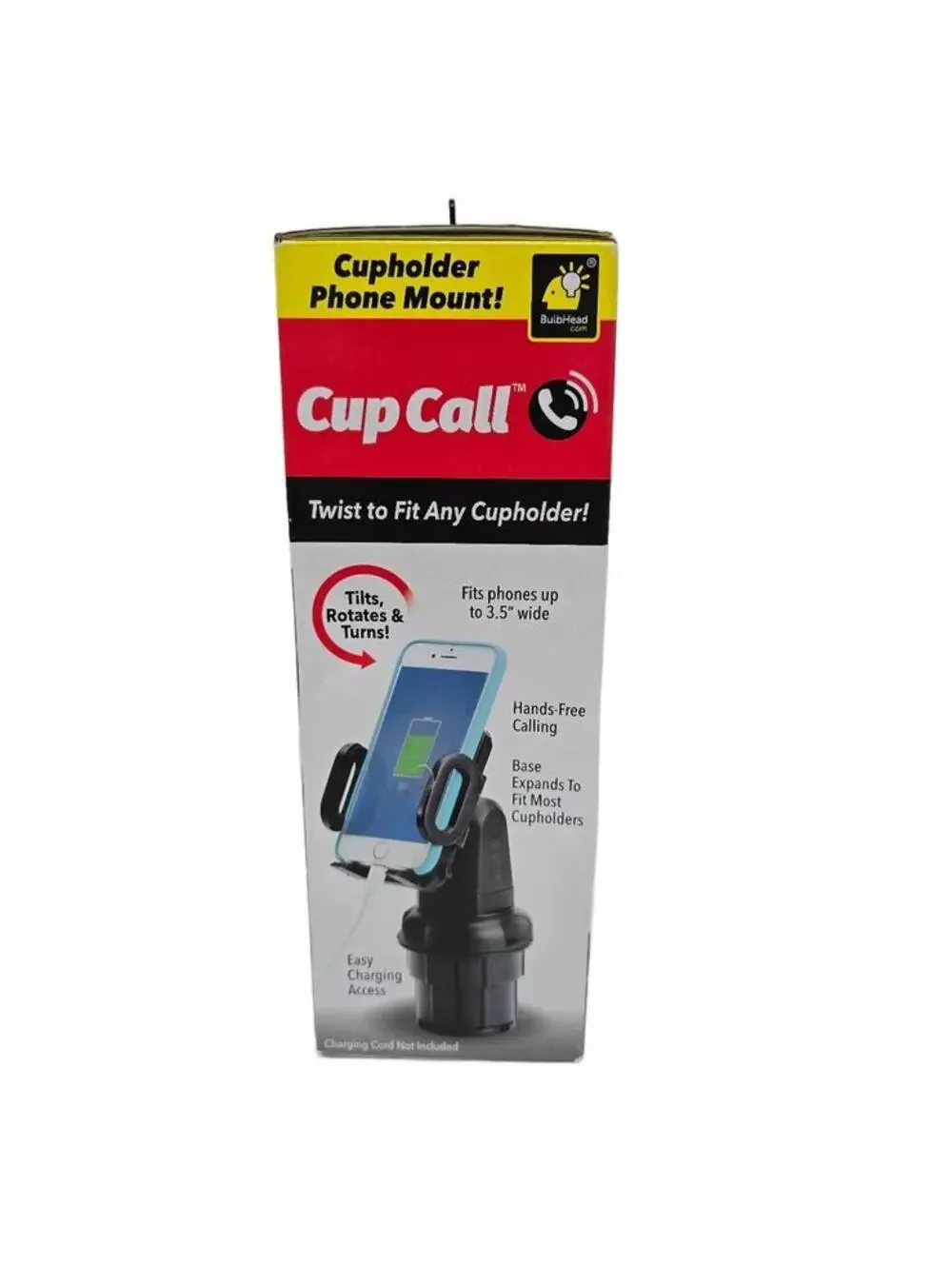 CupCall Cupholder Phone Mount - Adjustable Holder for Cars, Trucks, RVs